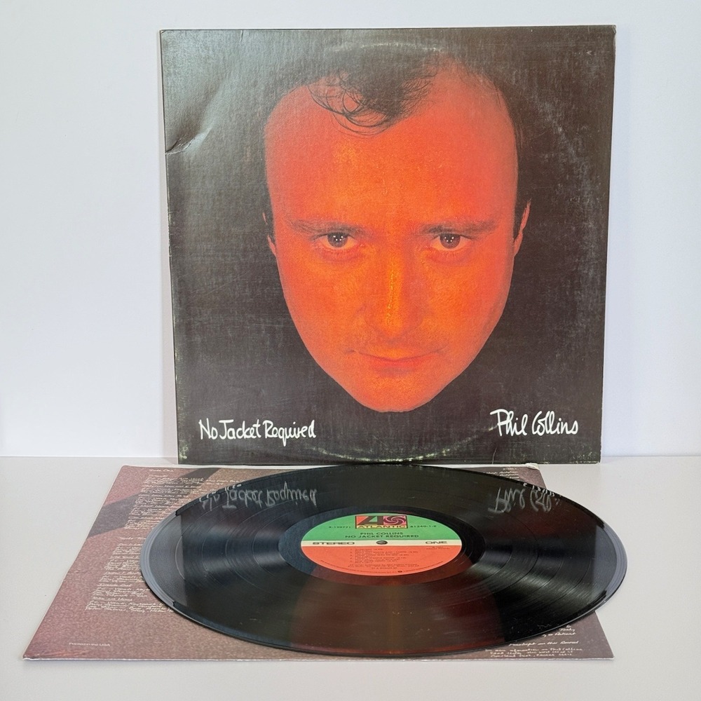 Phil Collins - No Jacket Required LP 1985 RCA Music Service Club Edition - Picture 3 of 5